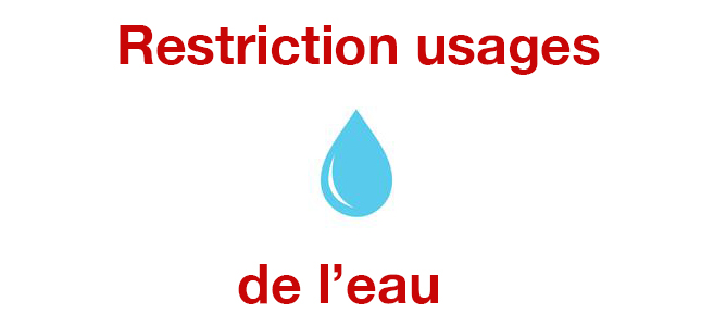 Mesures de limitation ou d&rsquo;interdiction provisoires des usages de l&rsquo;eau