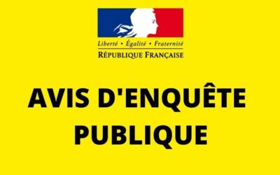 Avis d&rsquo;enquête publique