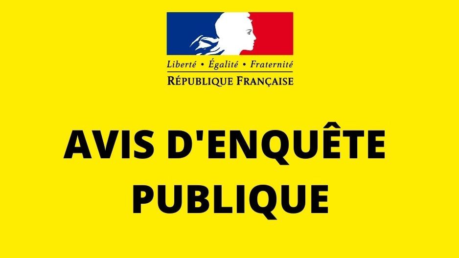 Avis d&rsquo;enquête publique